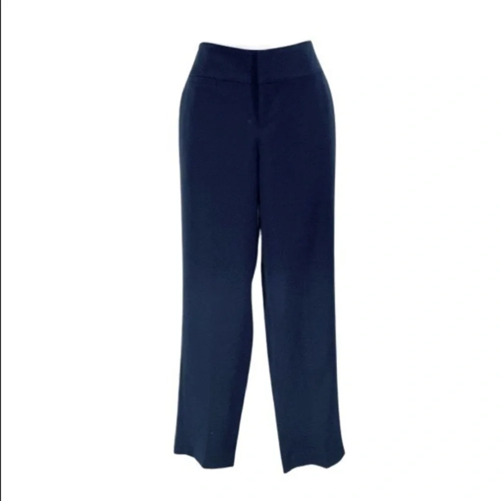 Ann Taylor navy buckle back ankle pants PP55